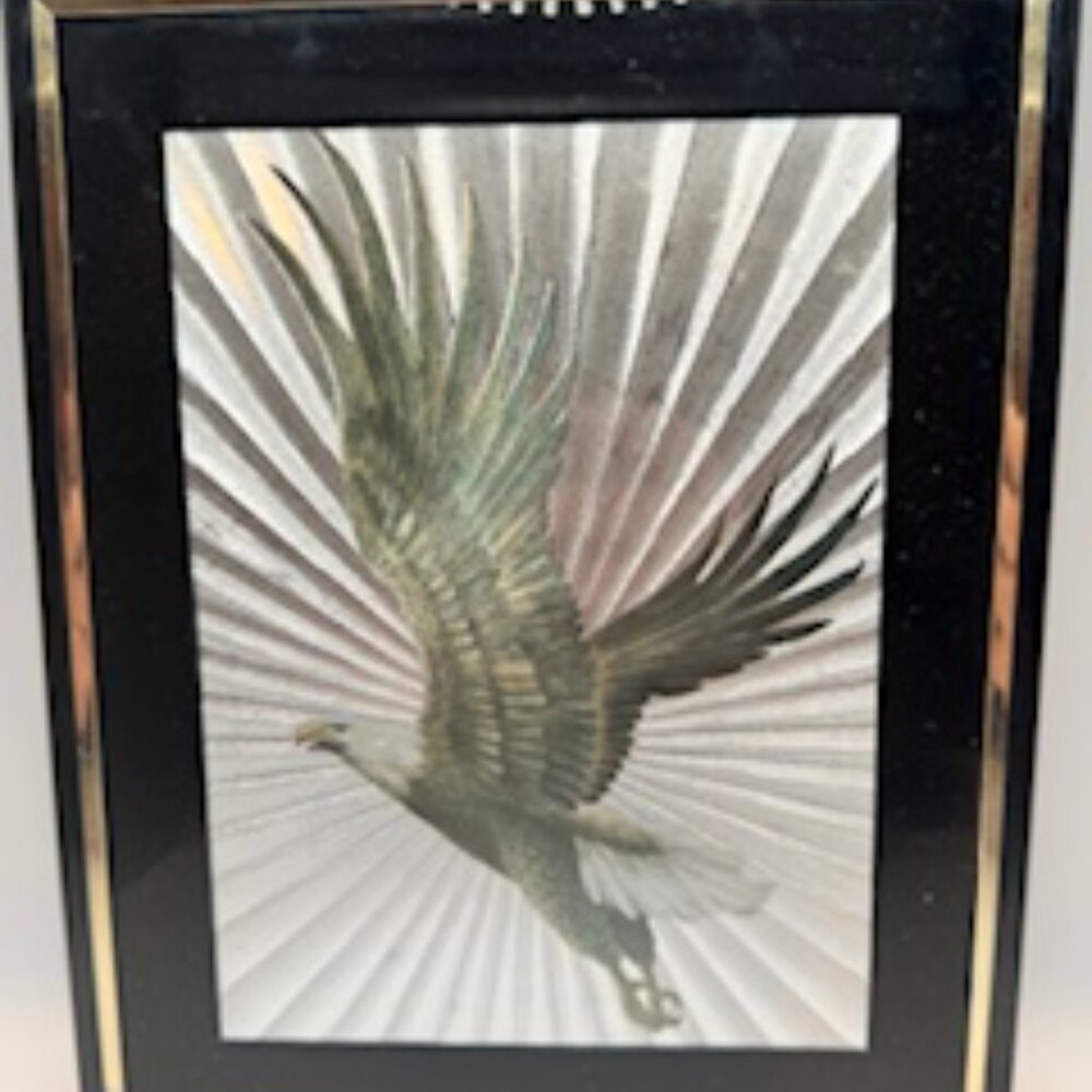 Eagle Sunburst Reflective Wall Pictures - Set of 2 - Picture 3 of 4